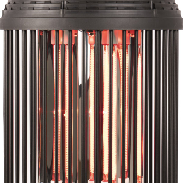 SUNRED | Heater | D-INDO-12T, Indox Dark Table | Infrared | 1200 W | Black | IP55