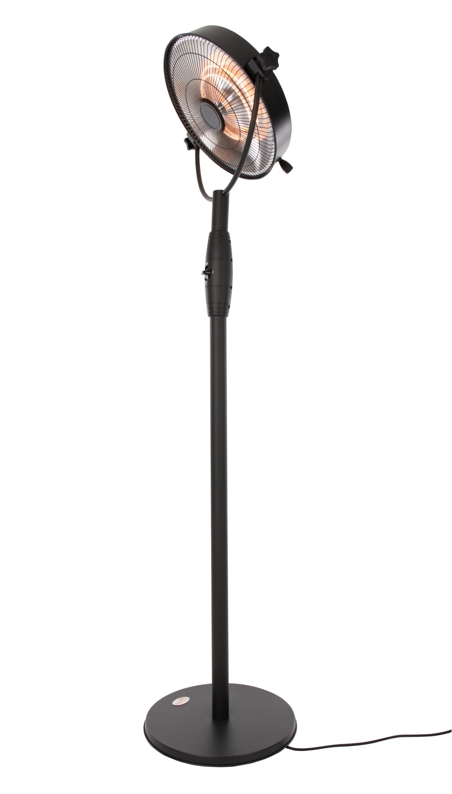 SUNRED | Heater | RSS16, Retro Bright Standing | Infrared | 2100 W | Black | IP54 - Image 2