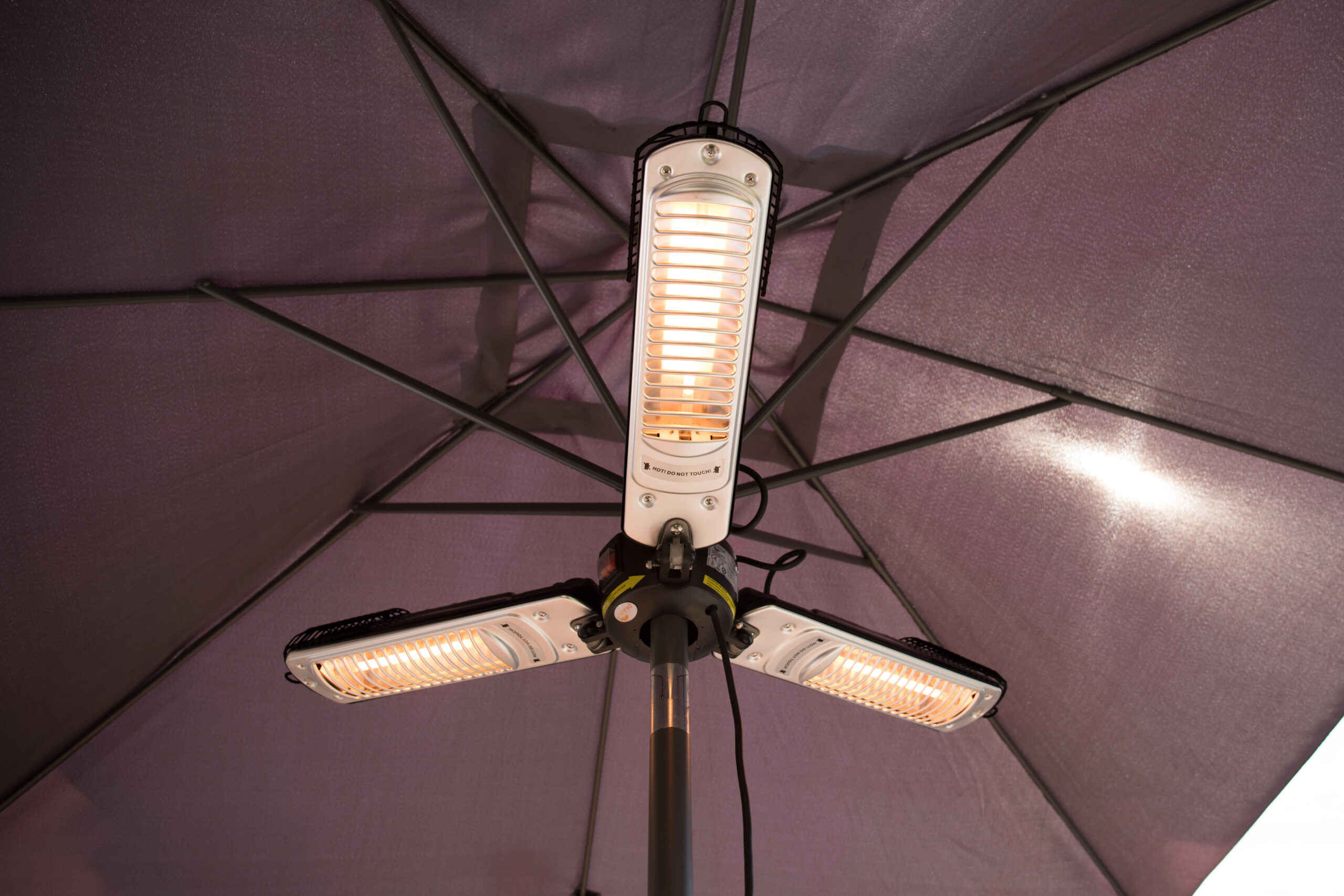 SUNRED | Heater | PH10, Bright Parasol | Infrared | 2000 W | Black/Silver | IP34 - Image 5