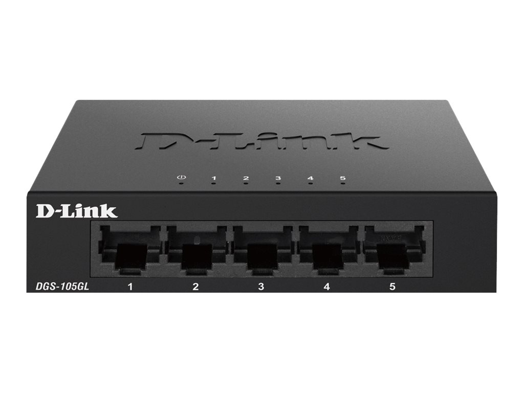 D-Link | Ethernet Switch | DGS-105GL/E | Unmanaged | Desktop | Gigabit Ethernet (copper) ports quantity 5 - Image 2