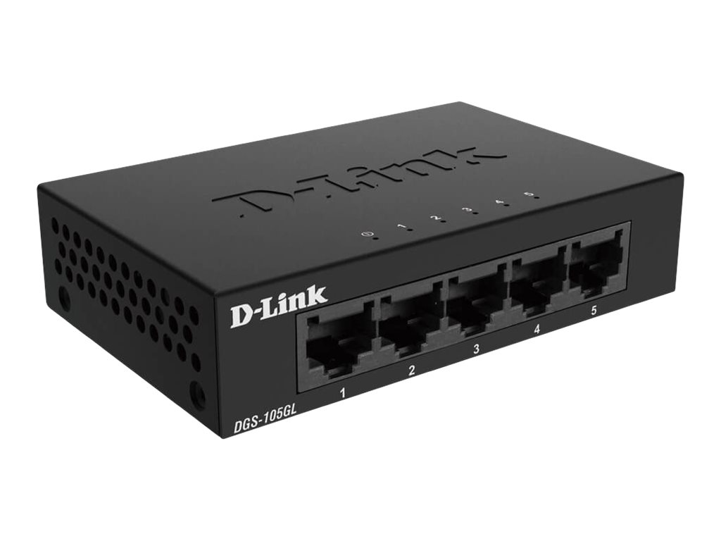 D-Link | Ethernet Switch | DGS-105GL/E | Unmanaged | Desktop | Gigabit Ethernet (copper) ports quantity 5 - Image 5