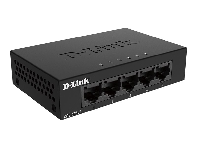 D-Link | Ethernet Switch | DGS-105GL/E | Unmanaged | Desktop | Gigabit Ethernet (copper) ports quantity 5 - Image 6