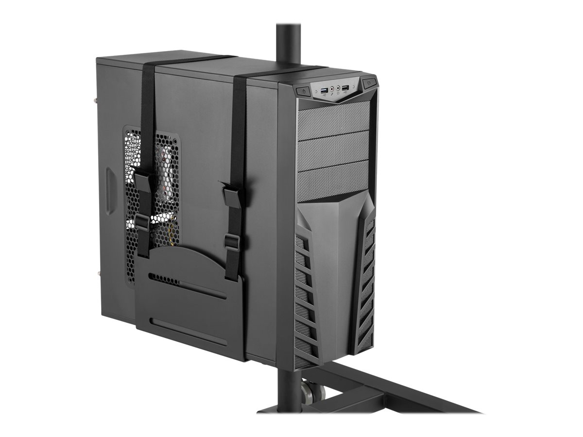 Digitus | Mobile workstation with individual height adjustment | DA-90374 | Monitor Mount, PC Holder | 17-32 " | Black - Image 6