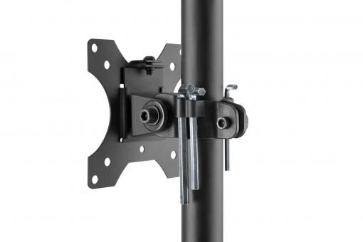 Digitus | Mobile workstation with individual height adjustment | DA-90374 | Monitor Mount, PC Holder | 17-32 " | Black - Image 9