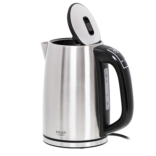 Adler | Kettle | AD 1340 | Electric | 2200 W | 1.7 L | Stainless steel | 360° rotational base | Inox - Image 4