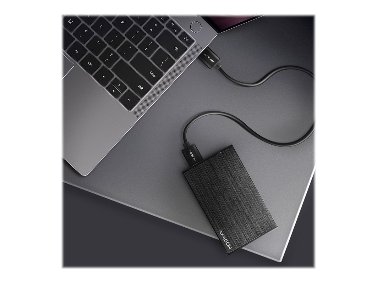 AXAGON | A compact aluminum USB 3.2 Gen 1 - SATA 6G external box designed for 2.5" SSD/HDD | EE25-XA6 - Image 8