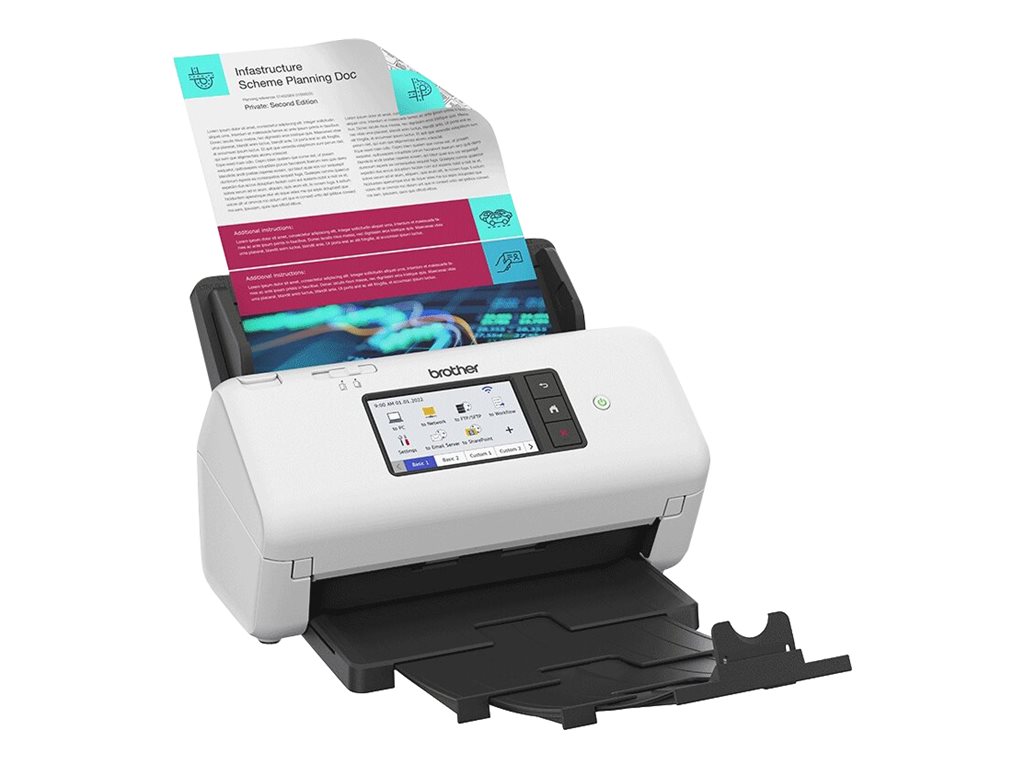 Brother | Professional Document Scanner | ADS-4700W | Colour | Wireless - Image 3