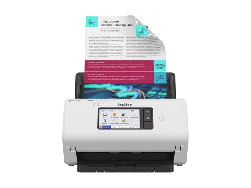 Brother | Professional Document Scanner | ADS-4700W | Colour | Wireless - Image 6