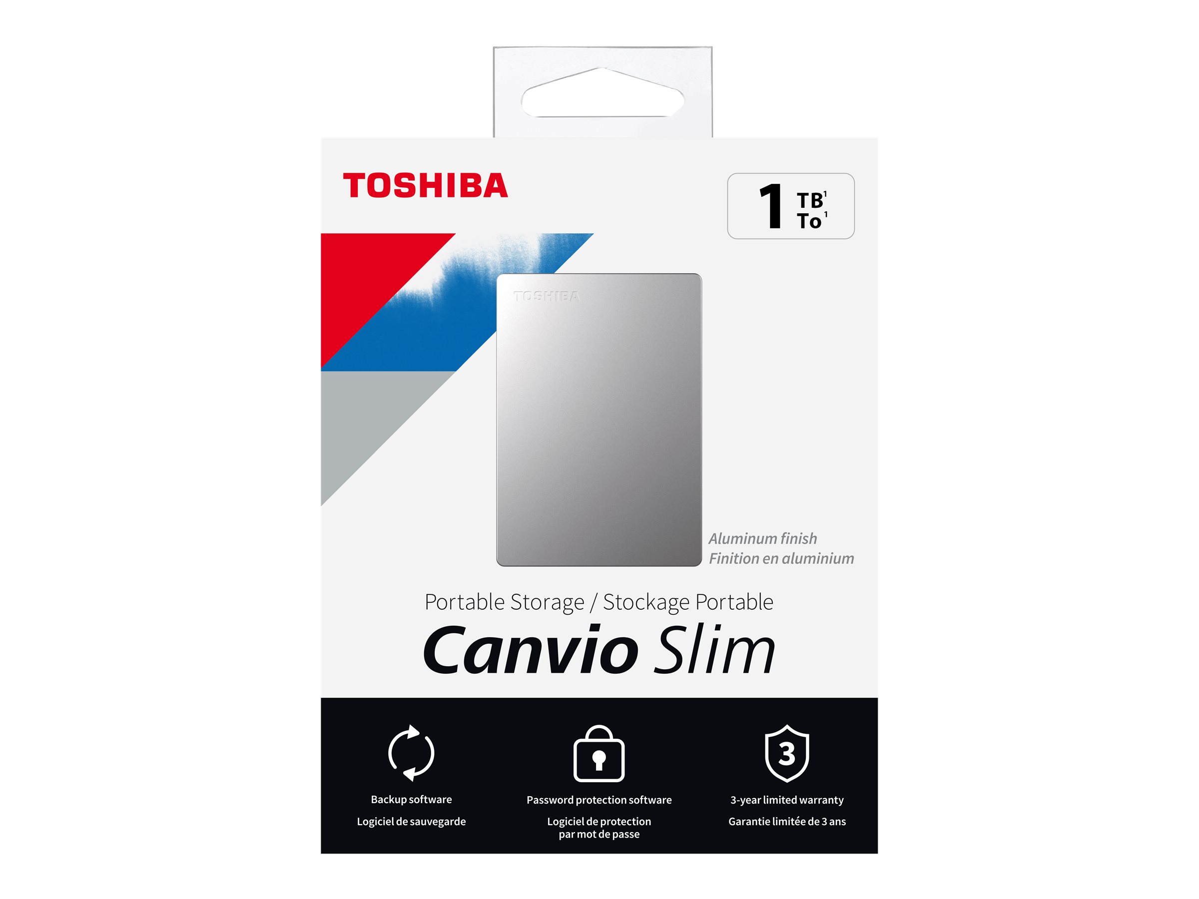 Canvio Slim | HDTD310ES3DA | 1000 GB | 2.5 " | USB 3.2 Gen1 | Silver - Image 8