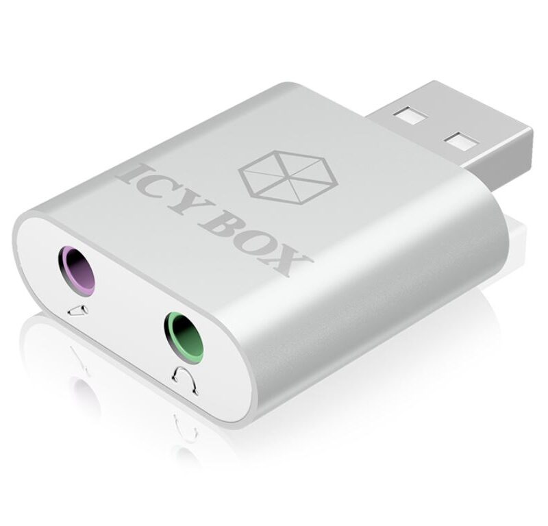 Raidsonic | ICY BOX IB-AC527 | USB to microphone and headphone adapter