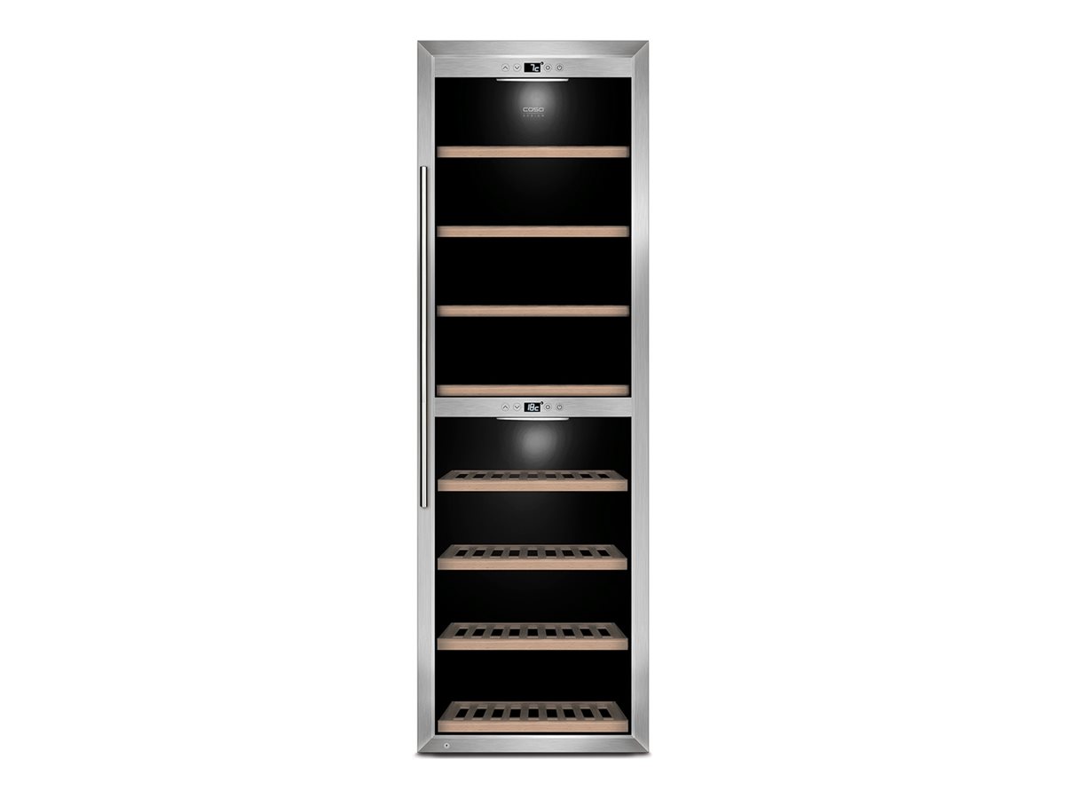 Caso | Wine Cooler | WineComfort 1800 Smart | Energy efficiency class G | Free standing | Bottles capacity 180 | Stainless steel