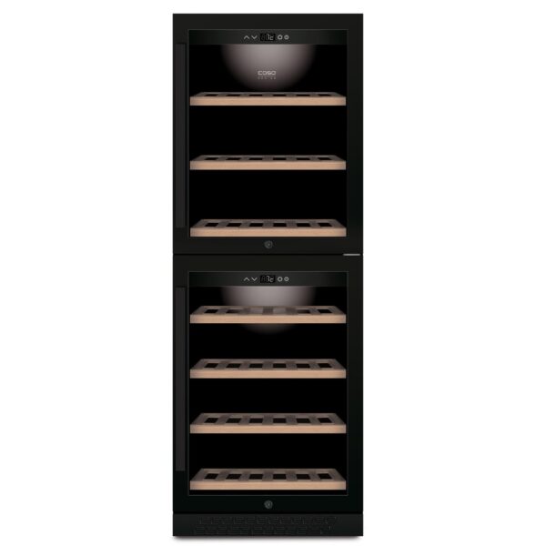 Caso | Wine Cooler | WineChef Pro 126-2D | Energy efficiency class G | Free standing | Bottles capacity 126 | Black
