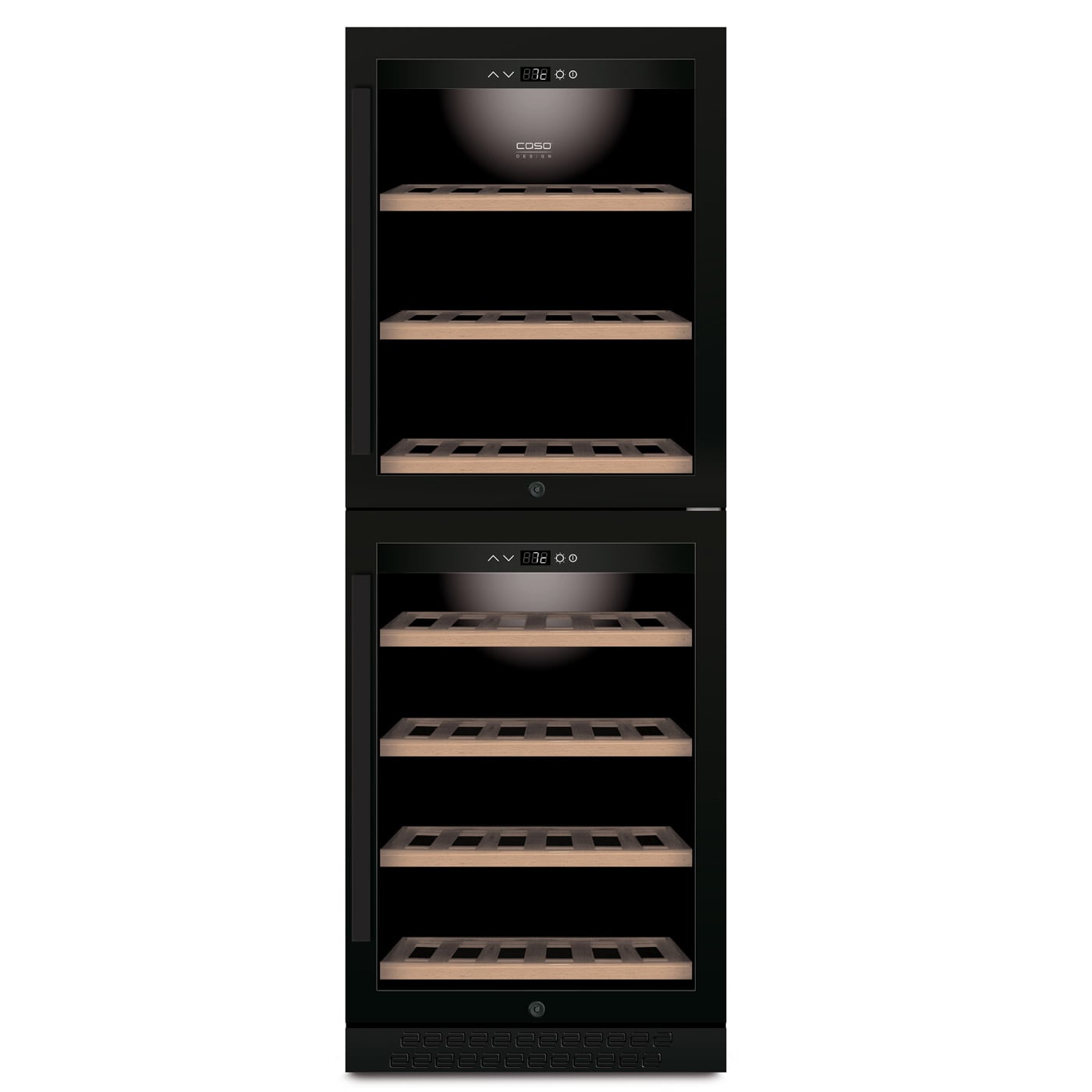 Caso | Wine Cooler | WineChef Pro 126-2D | Energy efficiency class G | Free standing | Bottles capacity 126 | Black