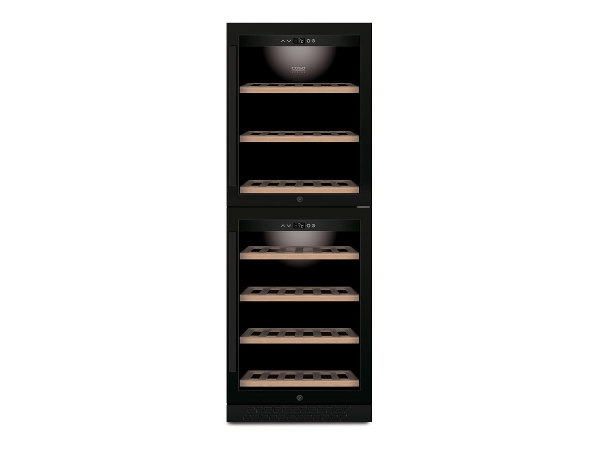 Caso | Wine Cooler | WineChef Pro 126-2D | Energy efficiency class G | Free standing | Bottles capacity 126 | Black - Image 2