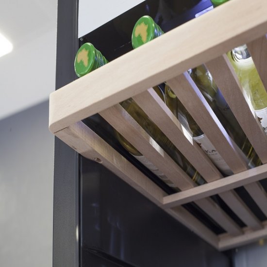 Caso | Wine Cooler | WineChef Pro 126-2D | Energy efficiency class G | Free standing | Bottles capacity 126 | Black - Image 3