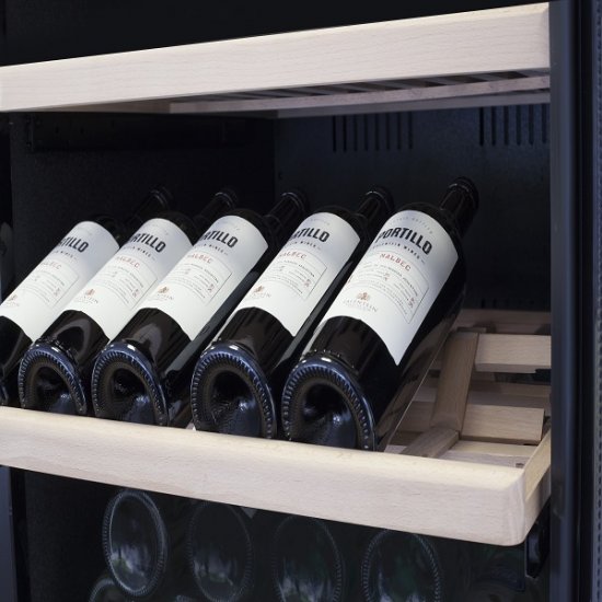 Caso | Wine Cooler | WineChef Pro 126-2D | Energy efficiency class G | Free standing | Bottles capacity 126 | Black - Image 4
