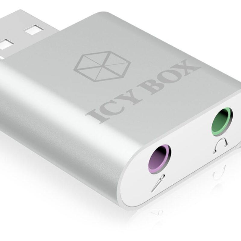 Raidsonic | ICY BOX IB-AC527 | USB to microphone and headphone adapter - Image 4