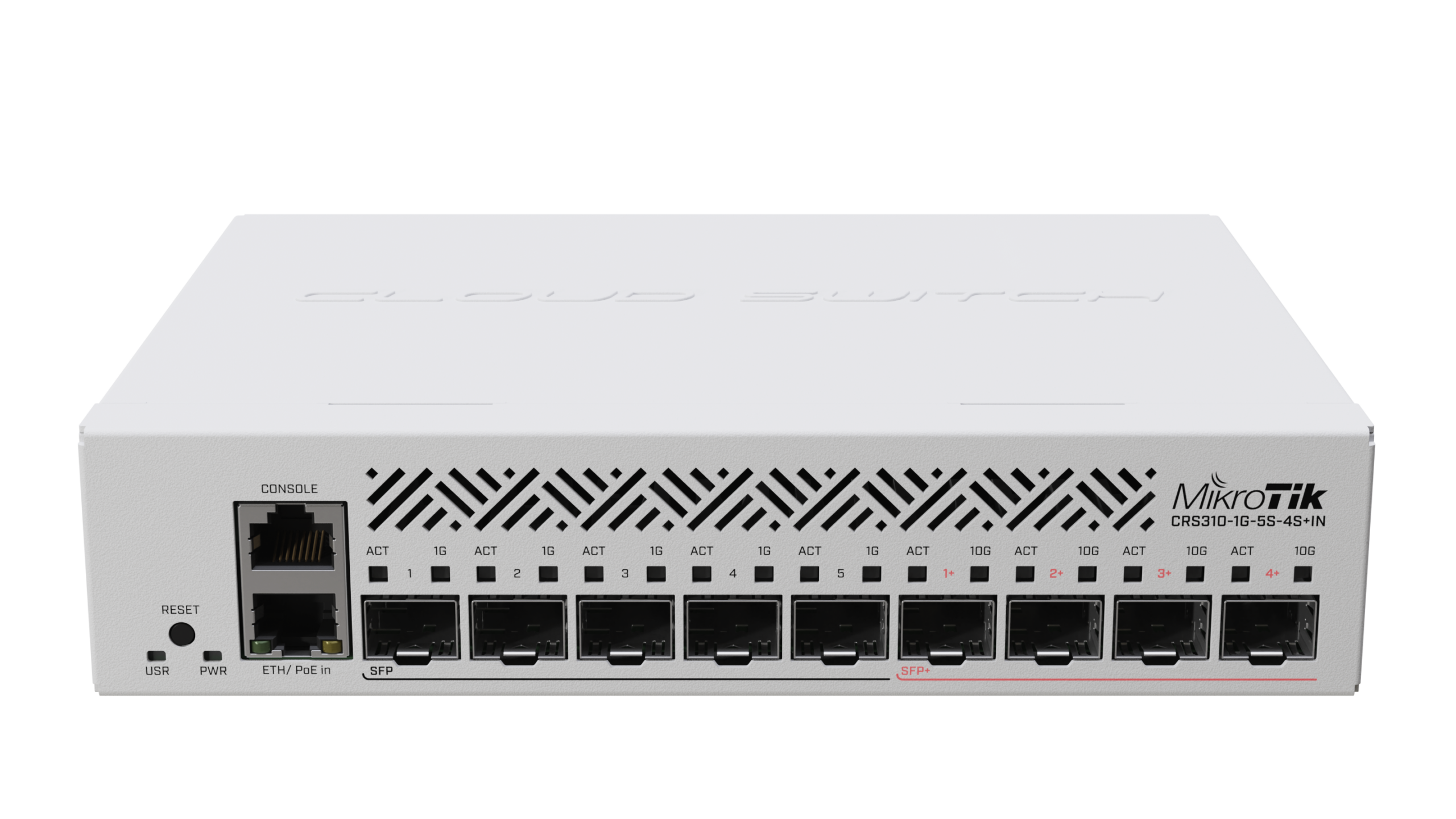 Cloud Router Switch | CRS310-1G-5S-4S+IN | No Wi-Fi | 10/100/1000 Mbit/s | Ethernet LAN (RJ-45) ports 1 | Mesh Support No | MU-MiMO No | No mobile broadband