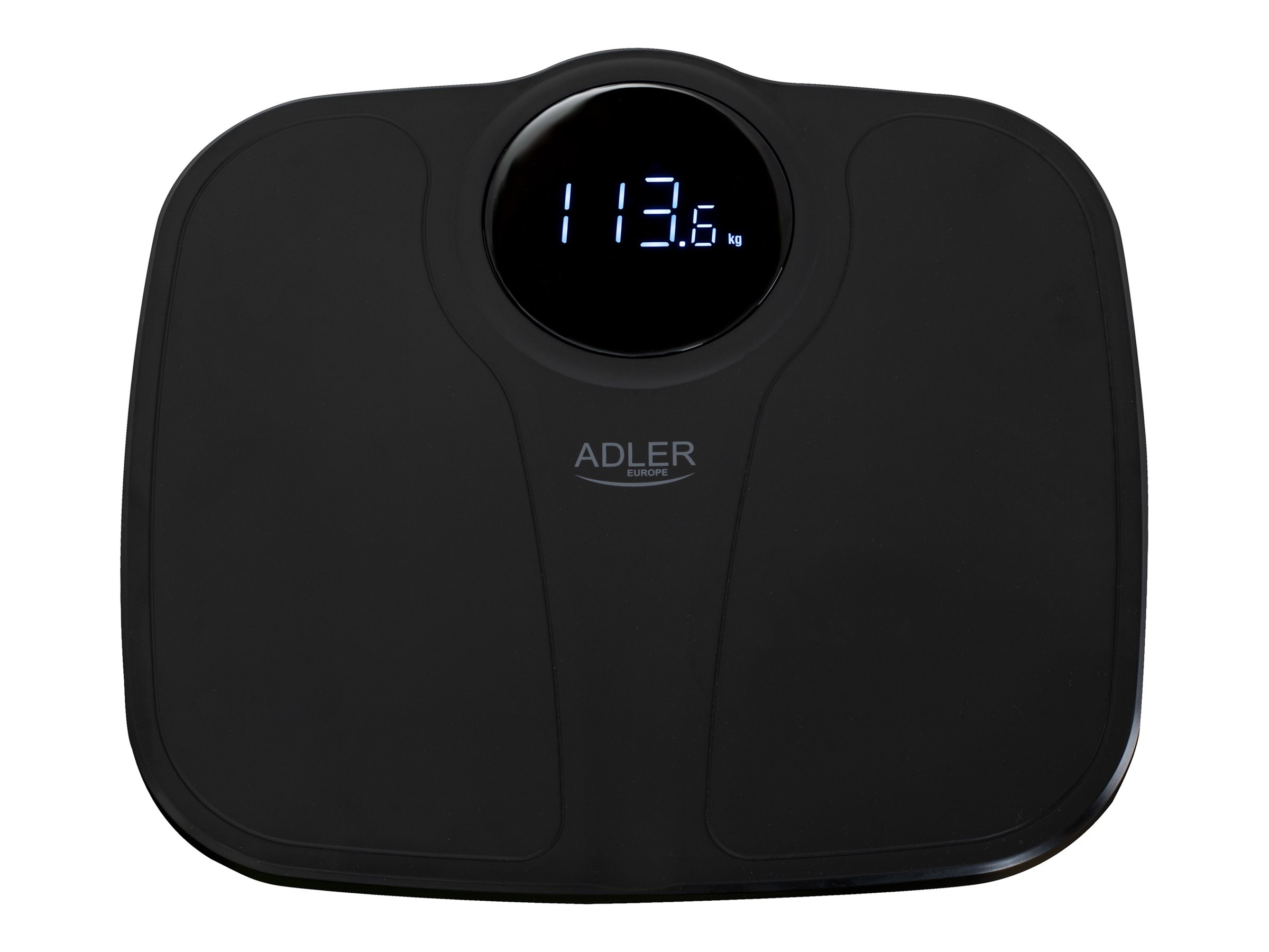 Adler | Bathroom Scale | AD 8172b | Maximum weight (capacity) 180 kg | Accuracy 100 g | Body Mass Index (BMI) measuring | Black - Image 2