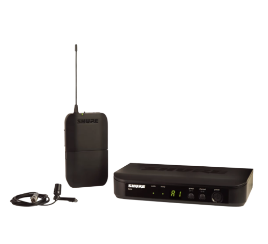 Shure | Wireless Presenter System with CVL Lavalier Microphone | BLX14E/CVL | Black | Wireless connection