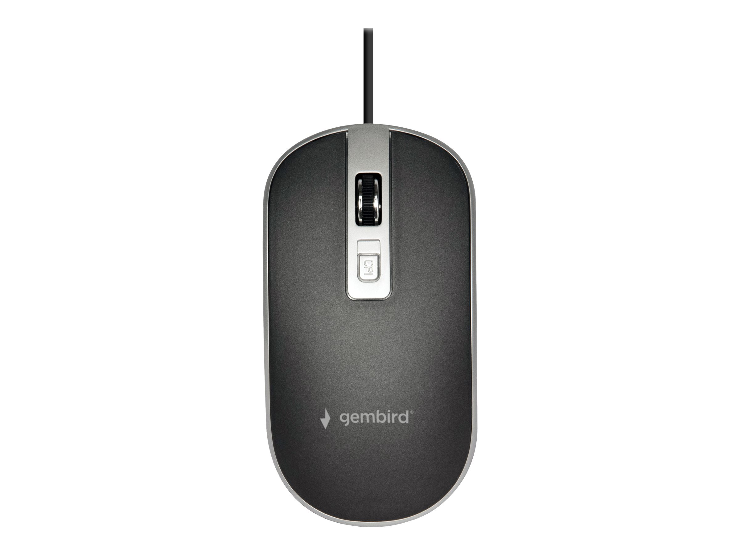 Gembird | Optical USB mouse | MUS-4B-06-BS | Optical mouse | Black/Silver - Image 3