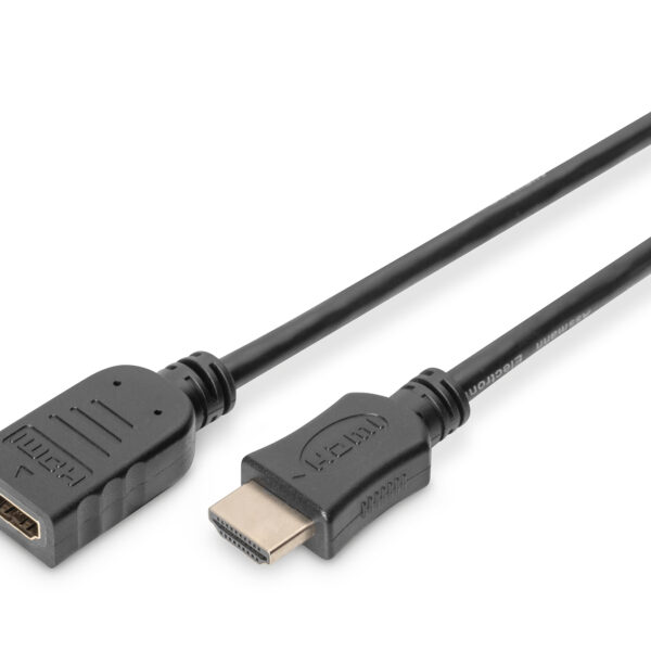 Digitus | HDMI High Speed extension cable | AK-330201-050-S | Type A M/F HDMI Female (type A) | HDMI Male (type A)