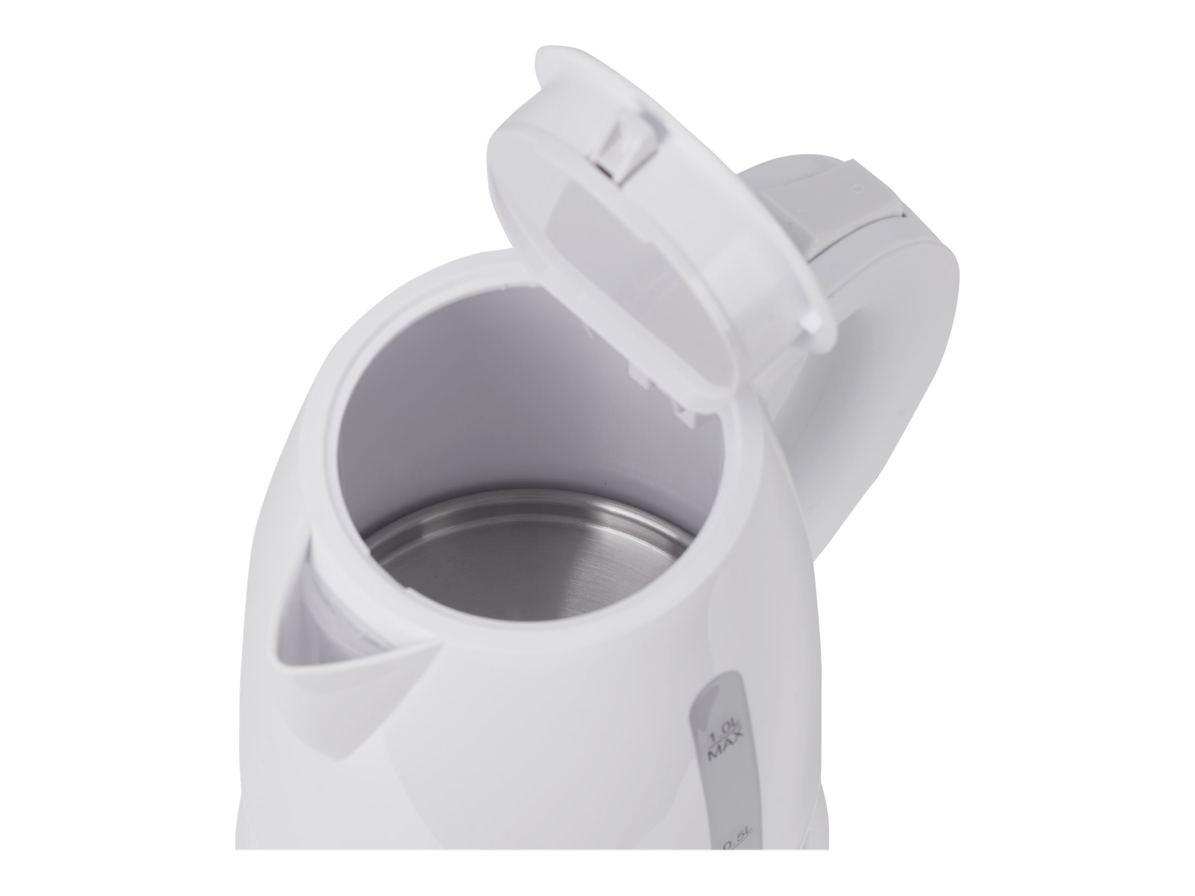 Adler | Kettle | AD 1272 | Electric | 1600 W | 1 L | Stainless steel/Polypropylene | 360° rotational base | White - Image 6