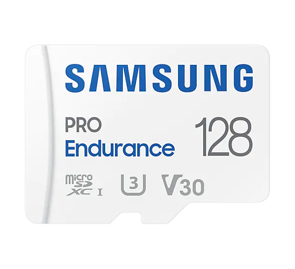 Samsung | PRO Endurance | MB-MJ128KA/EU | 128 GB | MicroSD Memory Card | Flash memory class U3, V30, Class 10 | SD adapter