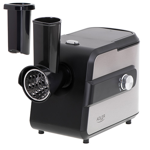 Adler | Meat mincer with a shredder | AD 4813 | Silver/Black | 600 W | Number of speeds 2 | Throughput (kg/min) 1 - Image 3