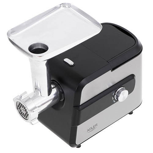 Adler | Meat mincer with a shredder | AD 4813 | Silver/Black | 600 W | Number of speeds 2 | Throughput (kg/min) 1 - Image 4