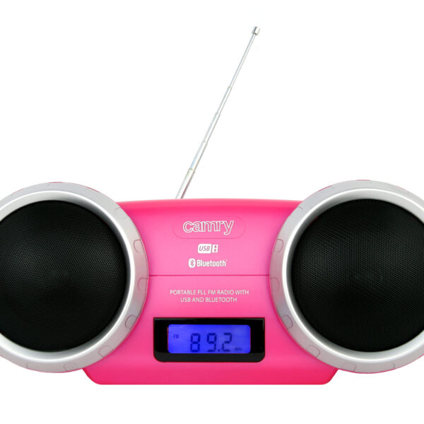 Camry | Audio/Speaker | CR 1139p | 5 W | Bluetooth | Wireless connection | Portable | Pink