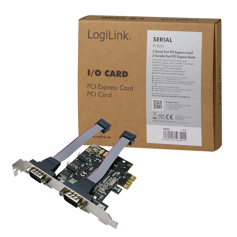 Logilink | 2 x serial (COM) | PCIe - Image 4