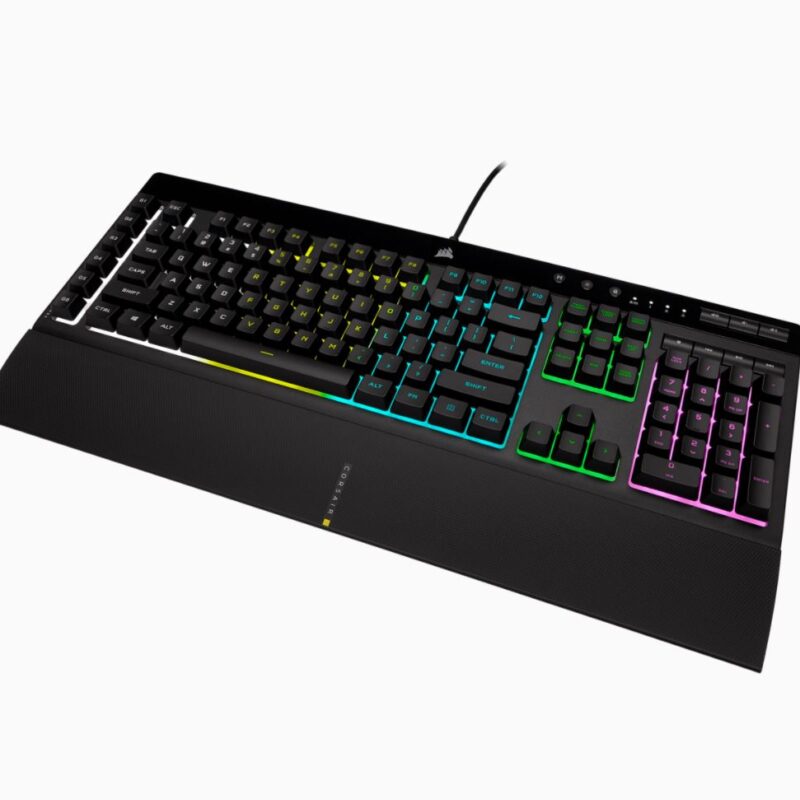 Corsair | Rubber Dome | Gaming Keyboard | K55 RGB PRO | Gaming keyboard | Wired | RGB LED light | US | Black - Image 8