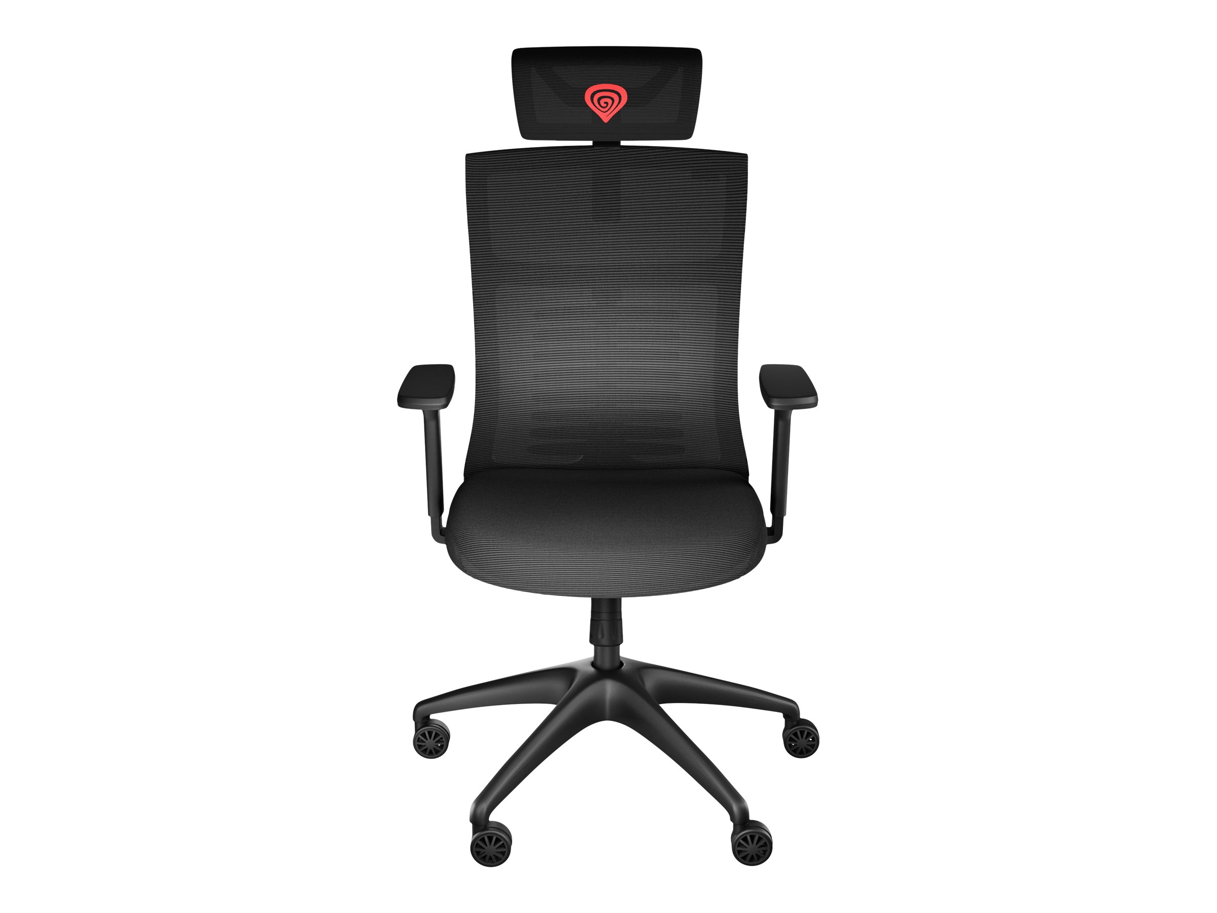 Genesis Ergonomic Chair Astat 200 Base material Nylon; Castors material: Nylon with CareGlide coating | Black - Image 2
