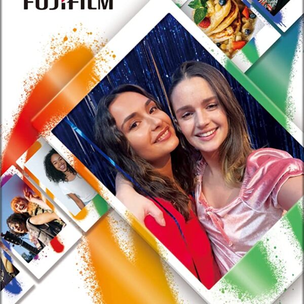 Fujifilm | Instax Mini | Art Spray Sheet (10pl) Instant Film | 54 x 86 mm | Hi-Speed ISO 800 – With superb grain quality, INSTAX Contact Sheet Film ensures vibrant colors and natural skin tones