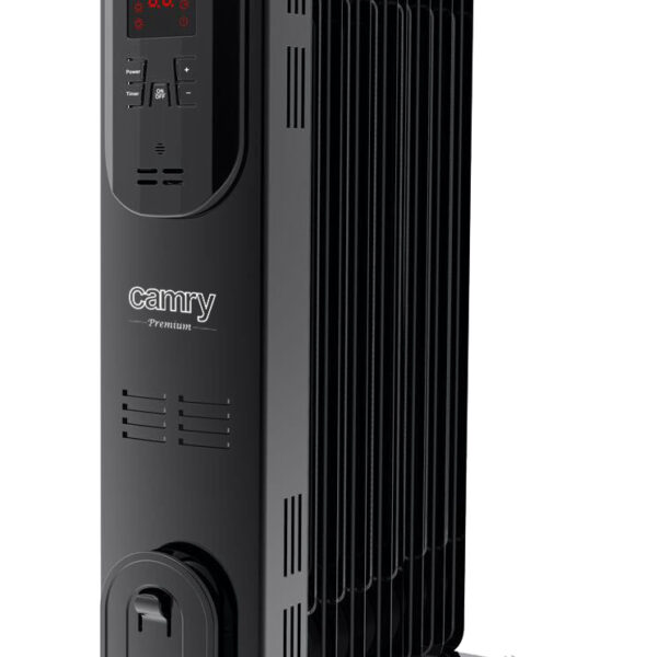 Camry | Oil-Filled Radiator with Remote Control | CR 7812 | Oil Filled Radiator | 1500 W | Number of power levels 3 | Black