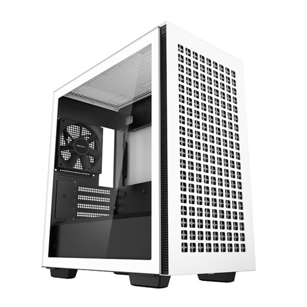 Deepcool | CH370 | Side window | White | Micro ATX | Power supply included No | ATX PS2