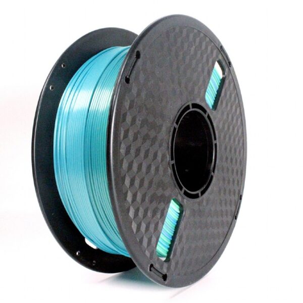Flashforge Filament, PLA Silk Rainbow | 3DP-PLA-SK-01-BG | 1.75 mm diameter, 1kg/spool | Blue/Green