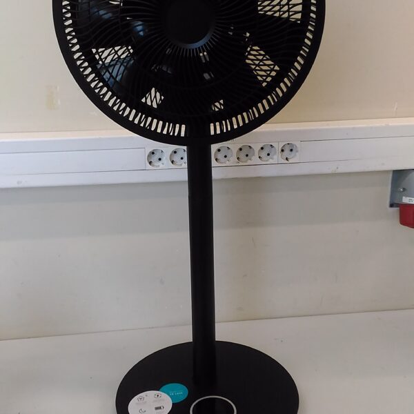 SALE OUT. SALE OUT. Duux | Smart Fan | Whisper Flex Smart Black with Battery Pack | Stand Fan | USED, DAMAGED PACKAGING, SMALL MARKS ON STAND, BATTERY NOT WORKING, CRACK ON BACK | Black | Diameter 34 cm | Number of speeds 26 | Oscillation | 2-22 W | Remote control | Timer