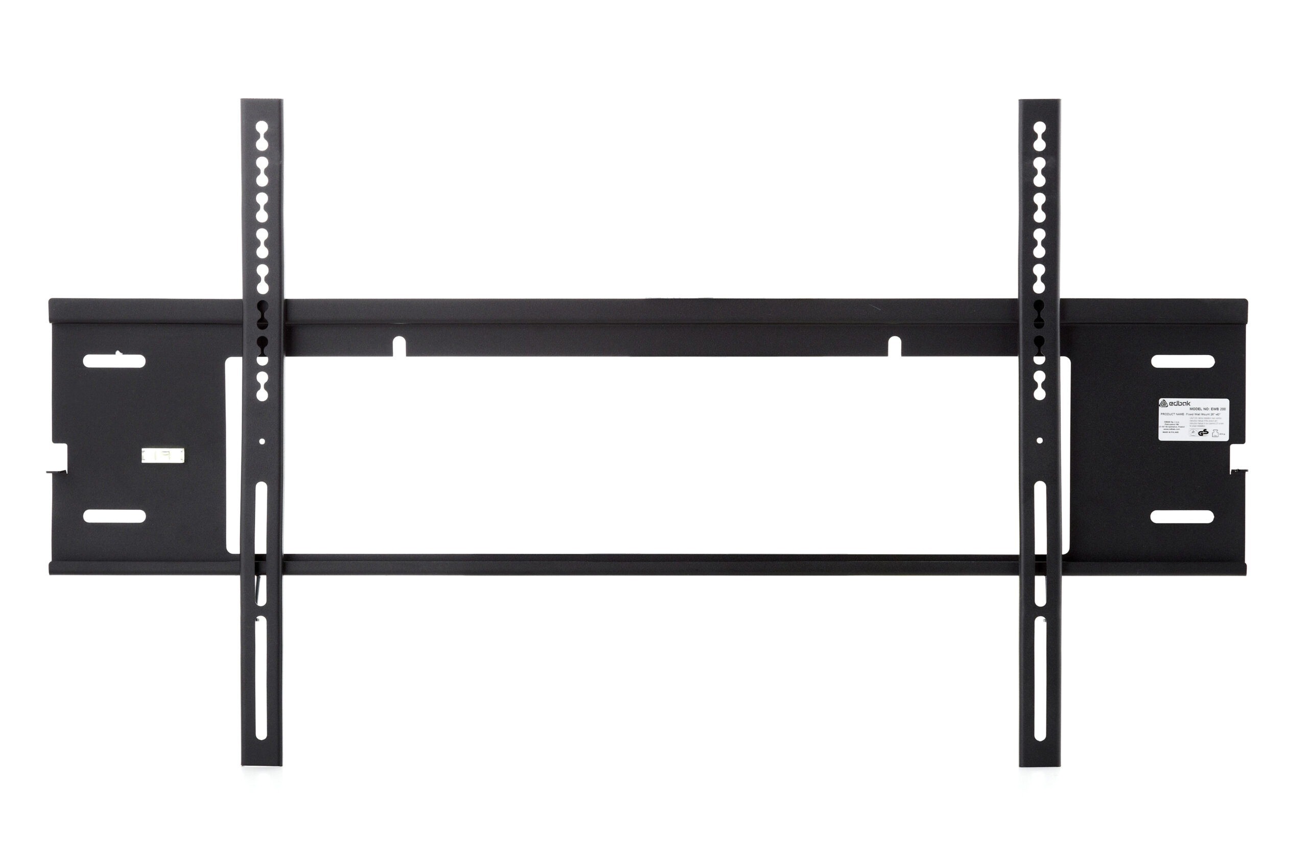 EDBAK | Wall mount | EWB200C-B | Fixed | 40-75 " | Maximum weight (capacity) 40 kg | Black - Image 4