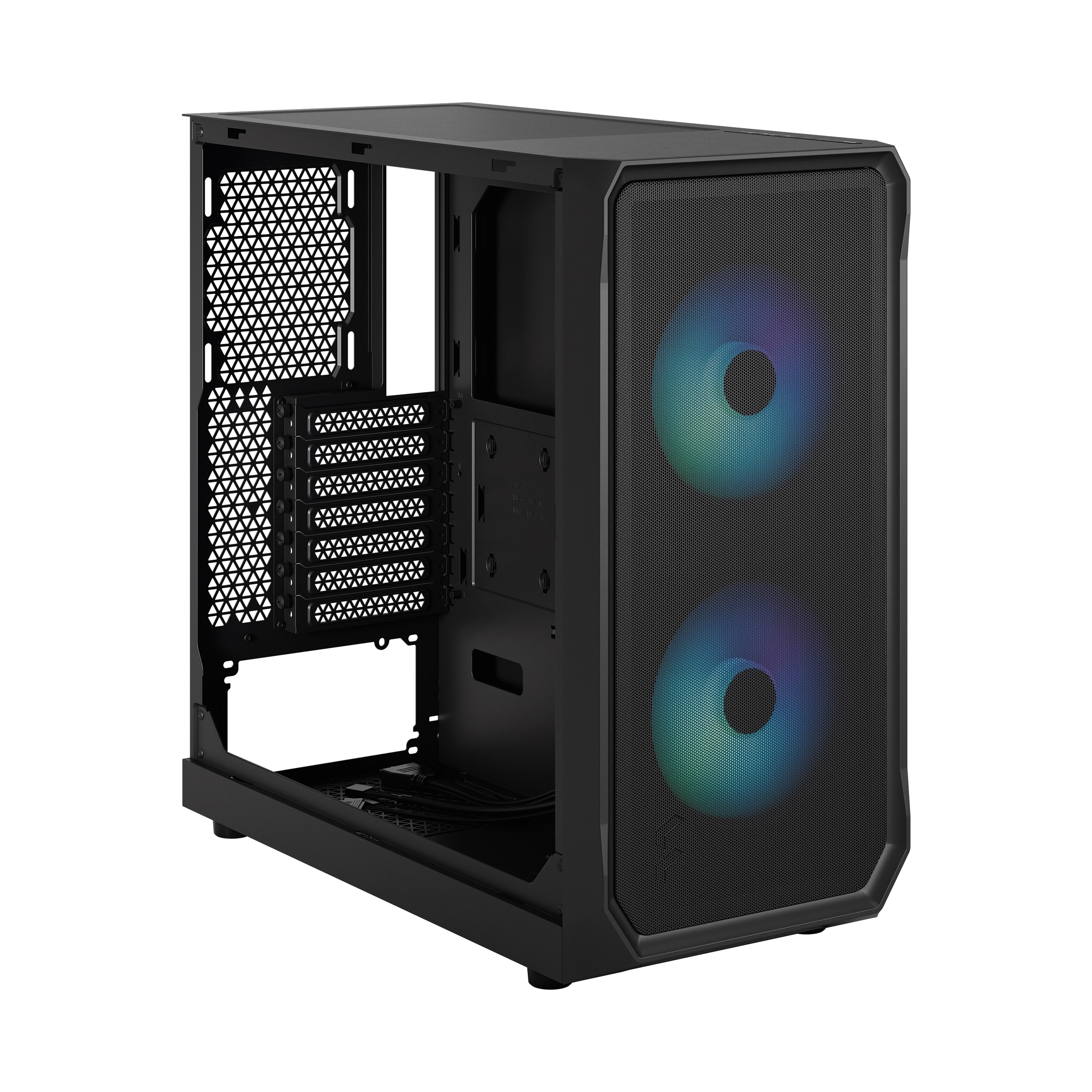 Fractal Design | Focus 2 | Side window | RGB Black TG Clear Tint | Midi Tower | ATX - Image 8