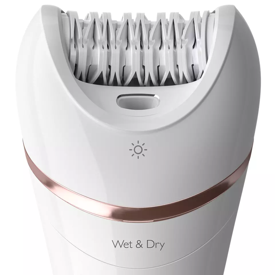 Philips | Epilator | BRE740/10 | Operating time (max) 40 min | Number of power levels N/A | Wet & Dry | White - Image 3