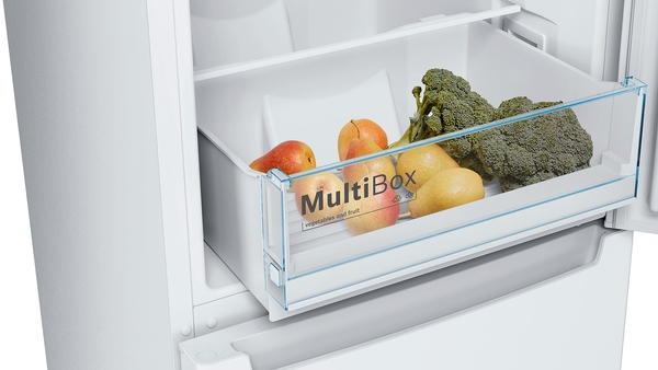 Bosch | Refrigerator | KGN36NWEA | Energy efficiency class E | Free standing | Combi | Height 186 cm | No Frost system | Fridge net capacity 216 L | Freezer net capacity 89 L | 42 dB | White - Image 11