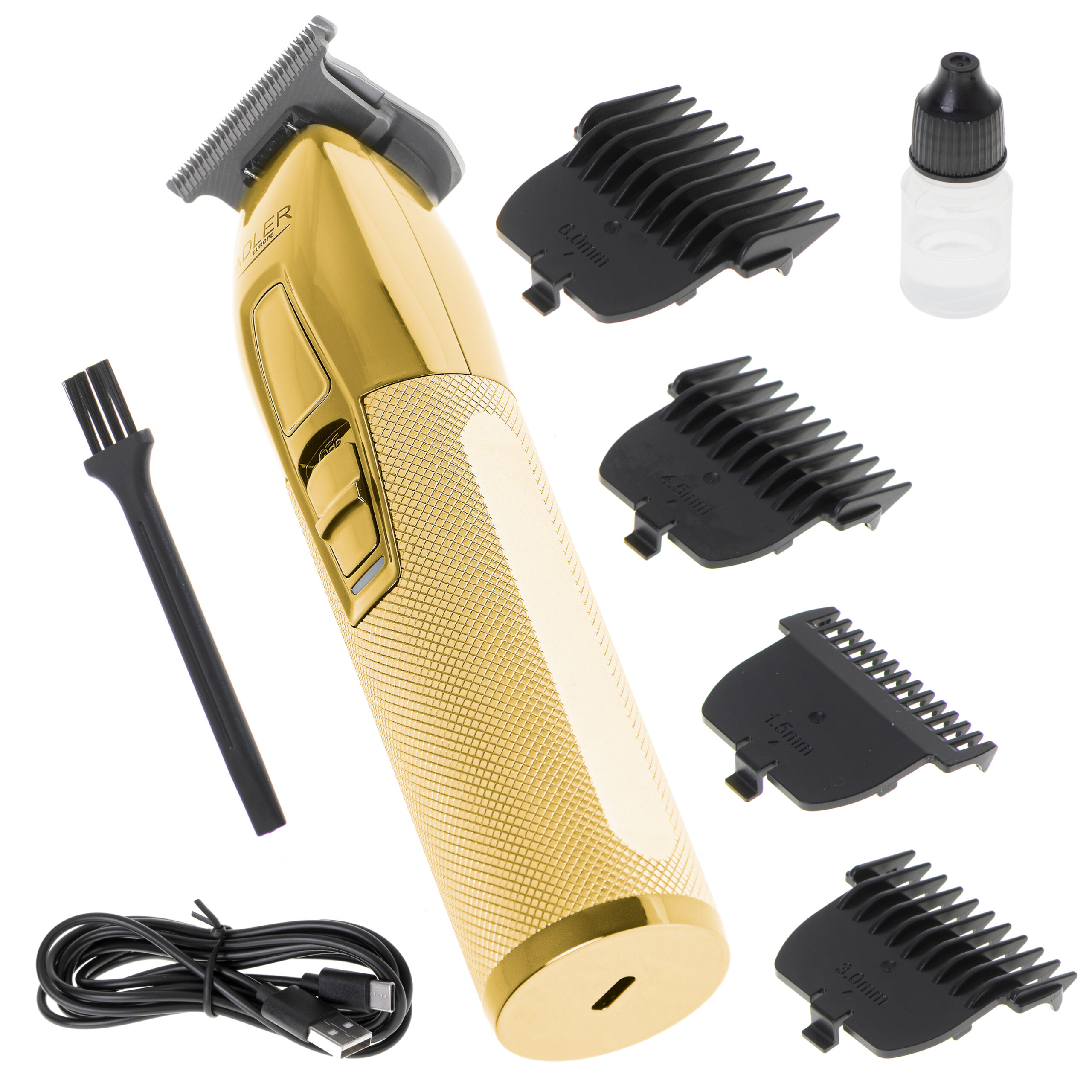Adler | Professional Trimmer | AD 2836g | Cordless | Number of length steps 1 | Gold - Image 5
