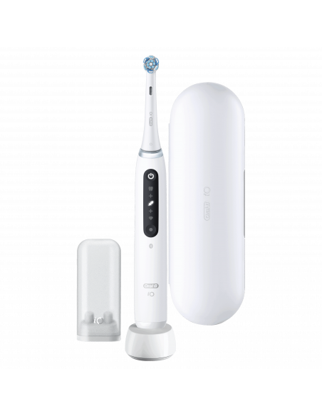 Oral-B | Electric Toothbrush | iO5 | Rechargeable | For adults | Number of brush heads included 1 | Number of teeth brushing modes 5 | Quite White
