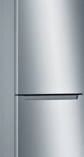 Bosch | Refrigerator | KGN36NLEA | Energy efficiency class E | Free standing | Combi | Height 186 cm | No Frost system | Fridge net capacity 216 L | Freezer net capacity 89 L | 42 dB | Stainless steel