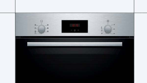 Bosch | Oven | HBF113BR1S | 66 L | Multifunctional | Manual | Electronic | Steam function | Convection | Height 59.5 cm | Width 59.4 cm | Stainless steel - Image 3