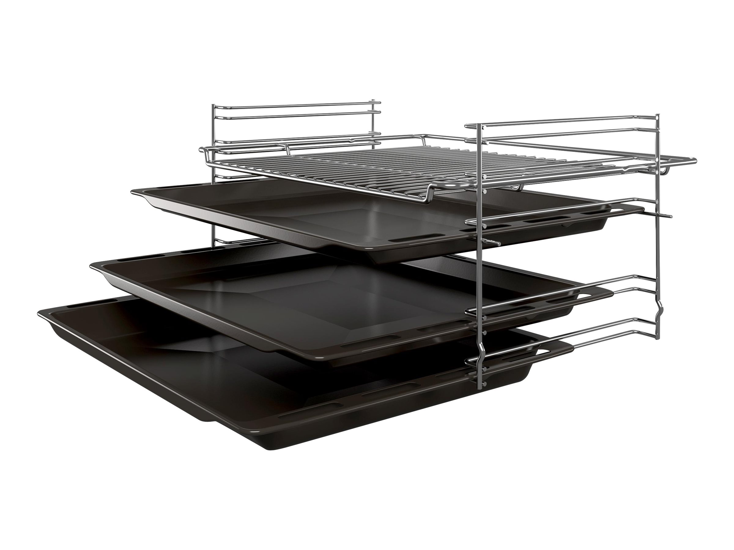 Bosch | Cooker | HLN39A050U Series 4 | Hob type Induction | Oven type Electric | Stainless Steel | Width 60 cm | Grilling | LED | Depth 60 cm | 66 L - Image 9