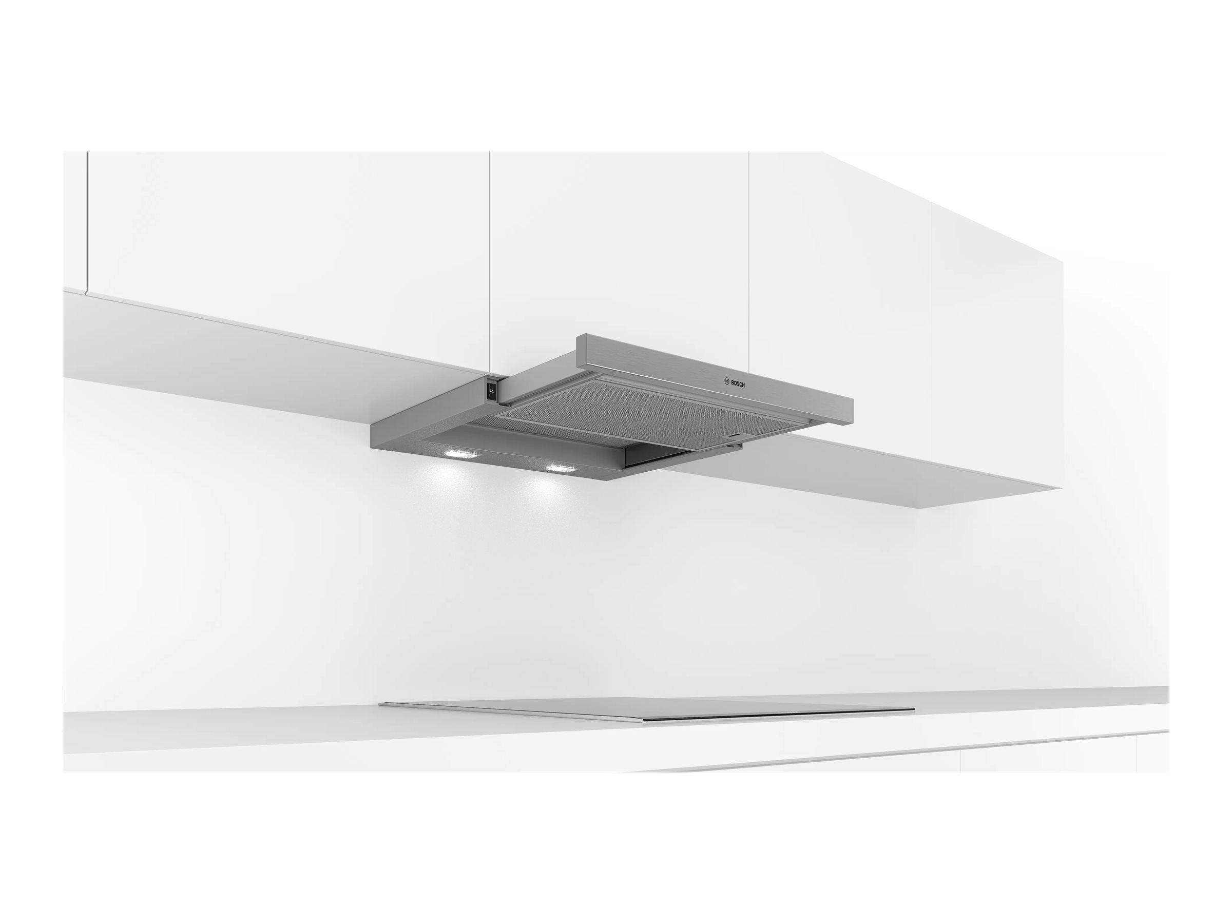 Bosch | Hood | DFM064W54 Series 2 | Telescopic | Energy efficiency class B | Width 60 cm | 388 m³/h | Mechanical | LED | Silver Metallic - Image 4