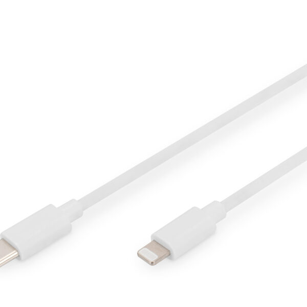 Digitus | Lightning to USB-C data/charging cable | DB-600109-020-W | USB-C to Lightning Apple Lightning 8-pin | USB C